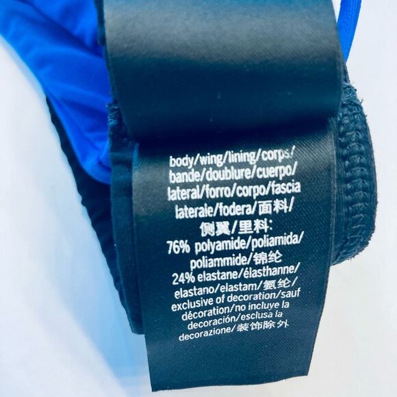 Victoria's Secret PINK Ultimate‎ Medium Support Unlined Sports Bra Blue Small - Picture 8 of 8